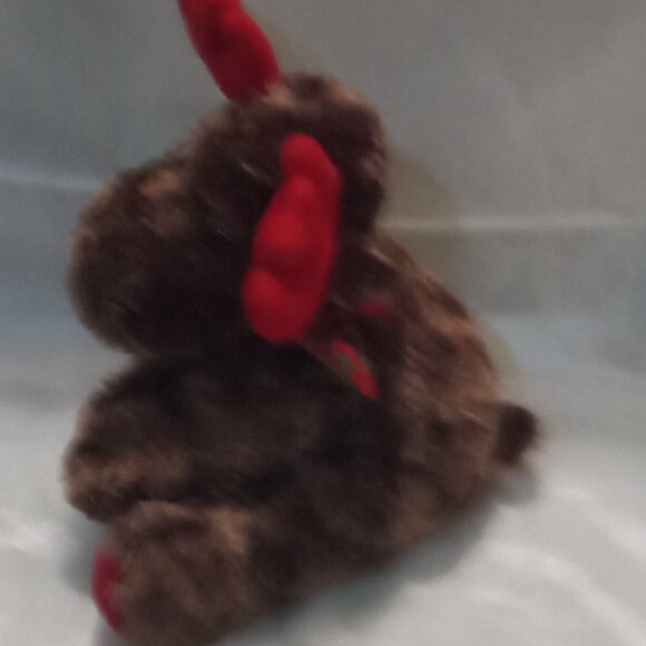 Christmas in July 2 moose stuff animals decorative plush event holiday - Picture 8 of 10